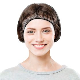 Black Disposable Hair Net 18 inches. Pack of 1000 Nylon Disposable Bouffant Caps for Kitchen Use. Unisex Lightweight Hair Nets for Food Service.