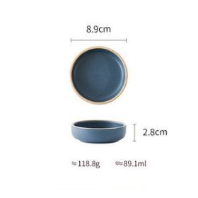 Pure Color Matte Ceramic Plate (Option: 28Style)