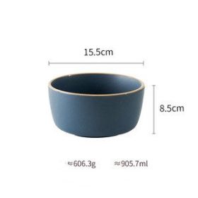 Pure Color Matte Ceramic Plate (Option: 24Style)