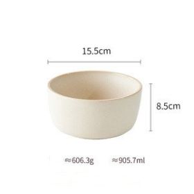 Pure Color Matte Ceramic Plate (Option: 23Style)