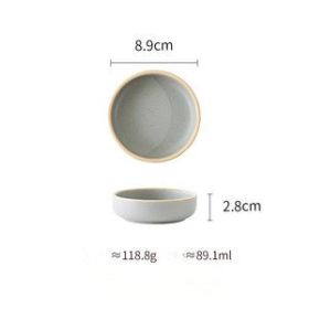 Pure Color Matte Ceramic Plate (Option: 26Style)